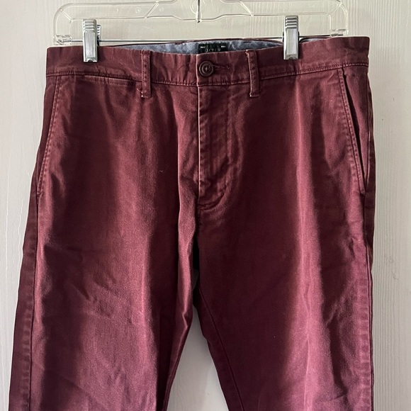 J. Crew Men's Dark Red Chinos - Picture 2 of 7